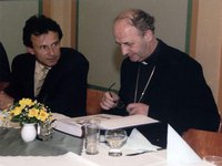 Pavel Studeník s arcibiskupem Janem Graubnerem